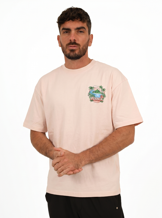 T-shirt BLANCA Tropical Escape - Rose