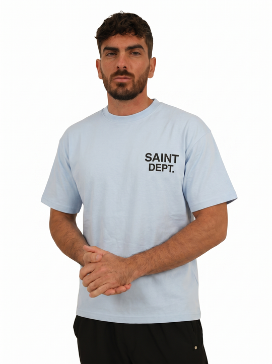 T-shirt SAINT DEPT. Paris Oversize - Bleu