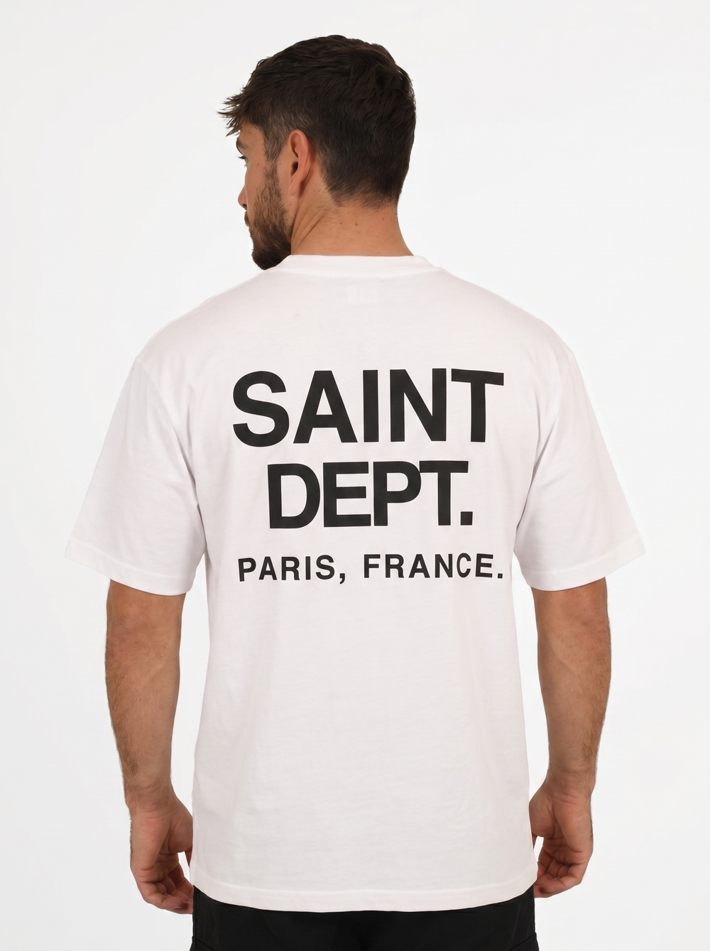 T-shirt SAINT DEPT. Paris Oversize - Blanc