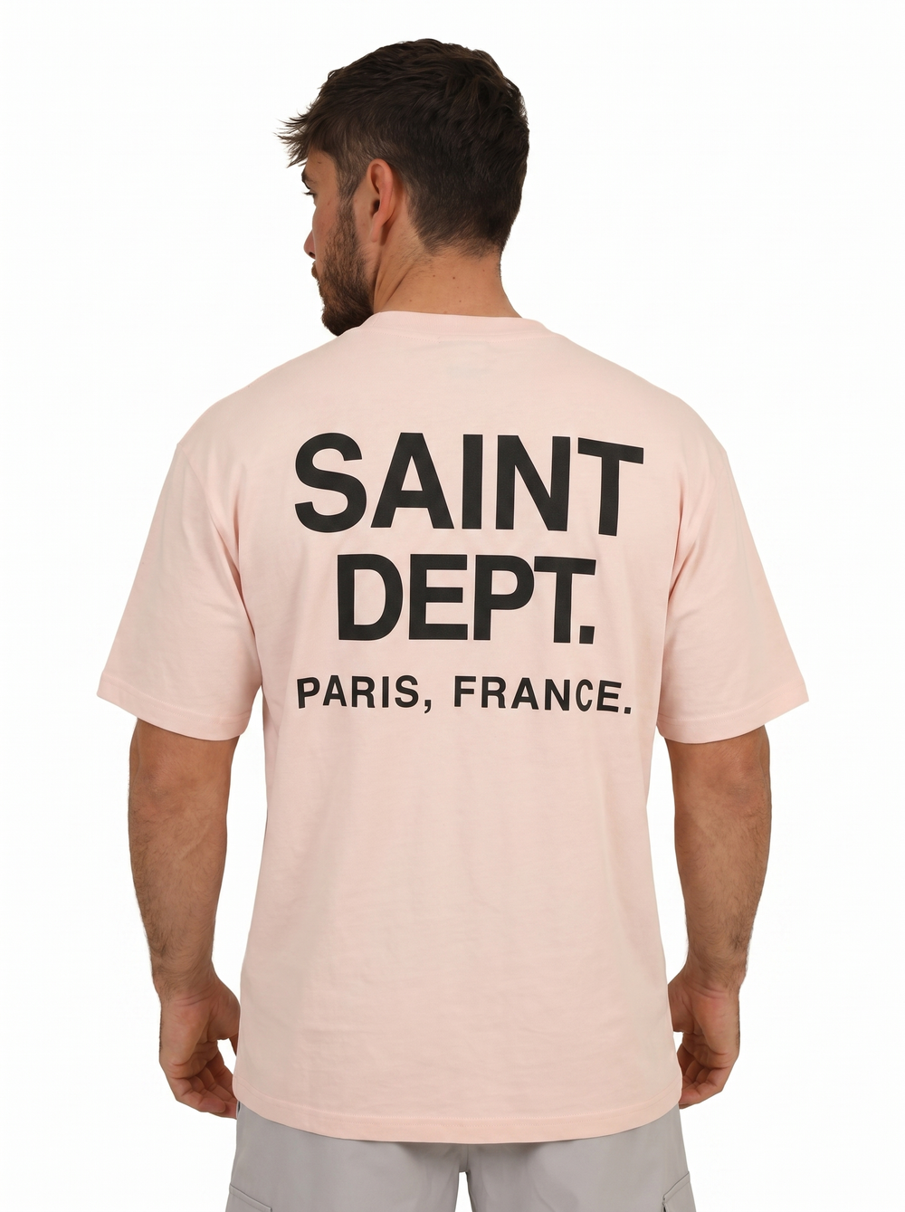 T-shirt SAINT DEPT. Paris Oversize - rose