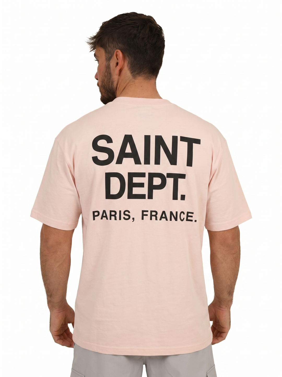 T-shirt SAINT DEPT. Paris Oversize - rose