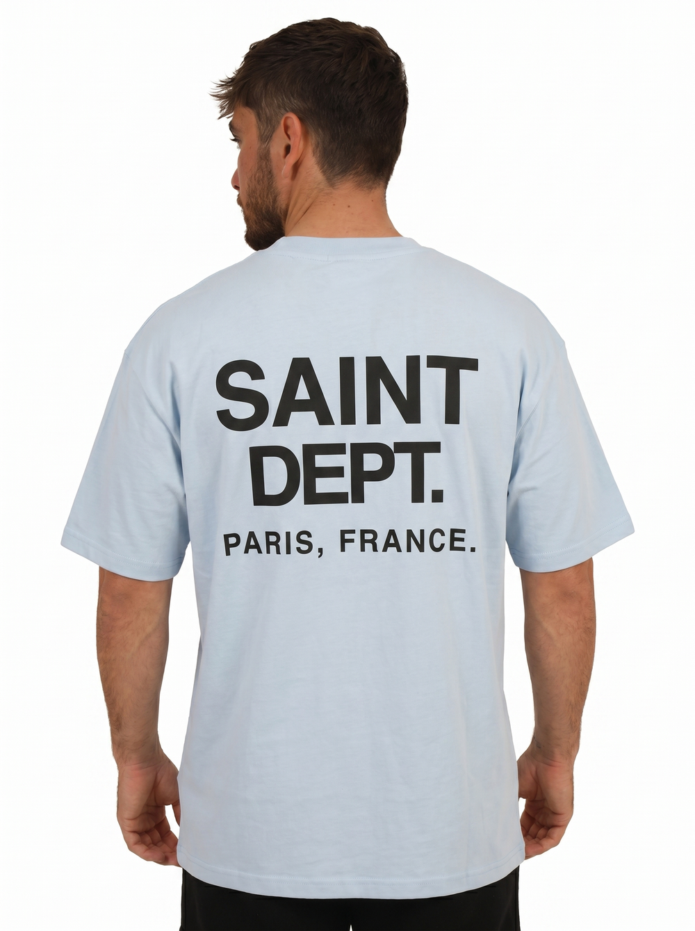 T-shirt SAINT DEPT. Paris Oversize - Bleu