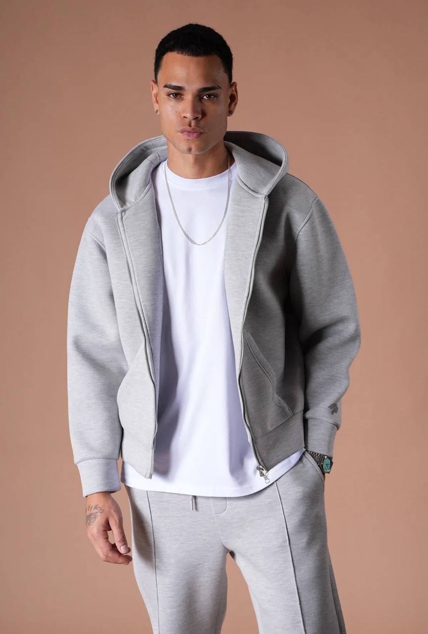 Ensemble Chill Zippé - GRIS