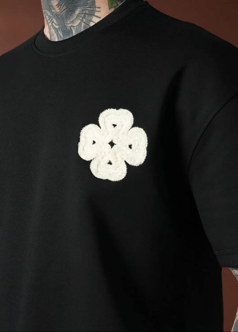 Ensemble T-shirt & Short Trèfle - Noir