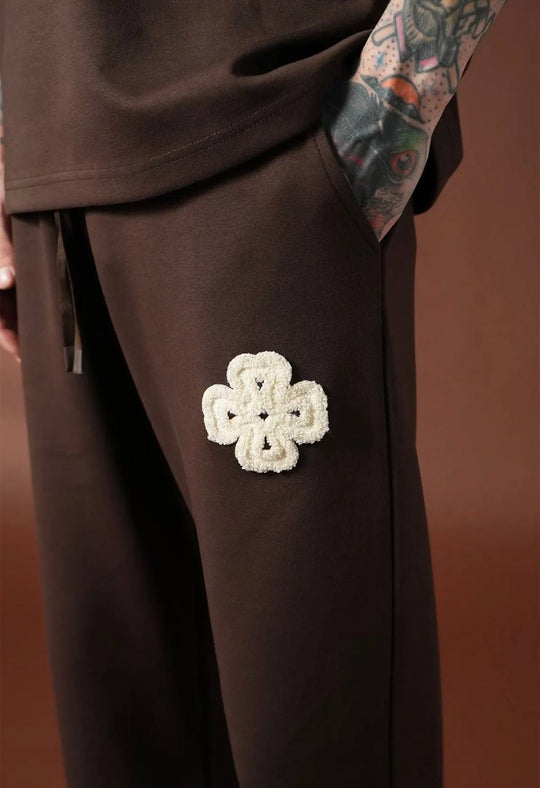 Ensemble T-shirt & Pantalon Trèfle - Marron