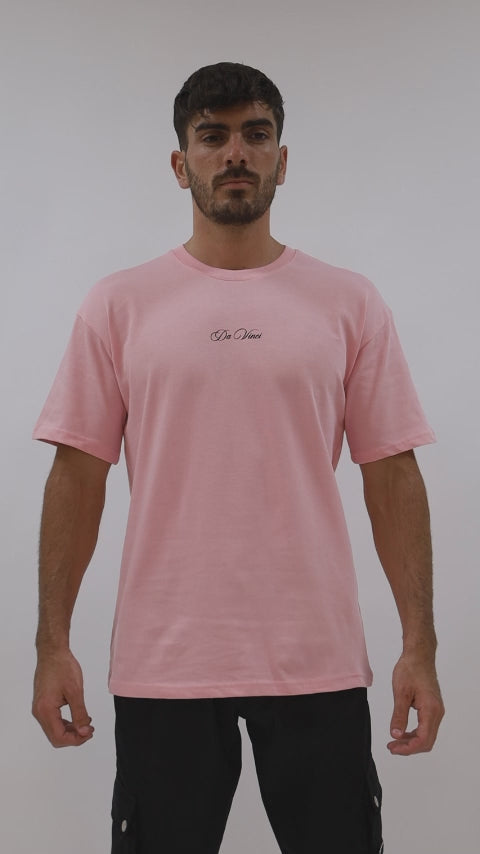 T-SHIRT DA VINCI - ROSE