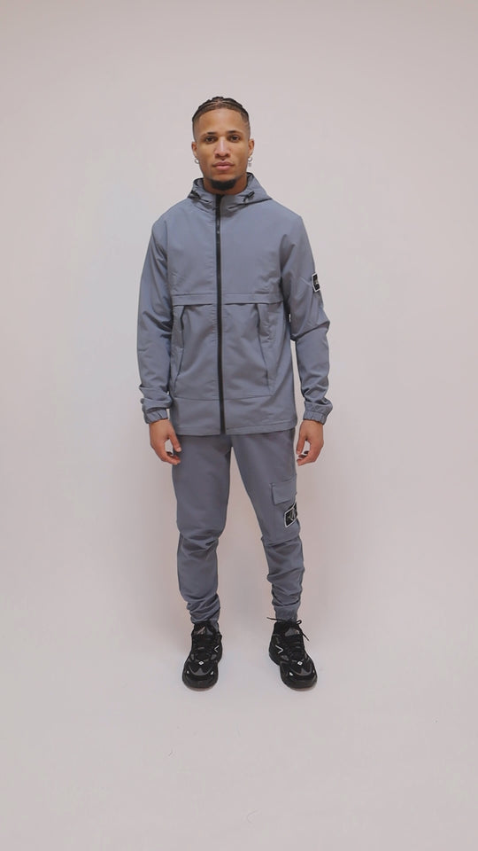 SURVÊTEMENT ALPHA VESTE ET PANTALON - GRIS ANTHRACITE