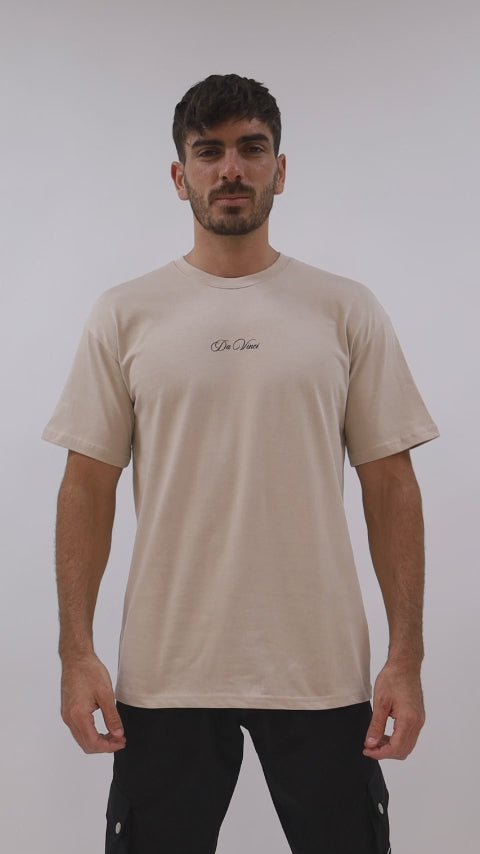 T-SHIRT DA VINCI - BEIGE