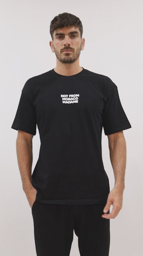 T-SHIRT MONACO - NOIR