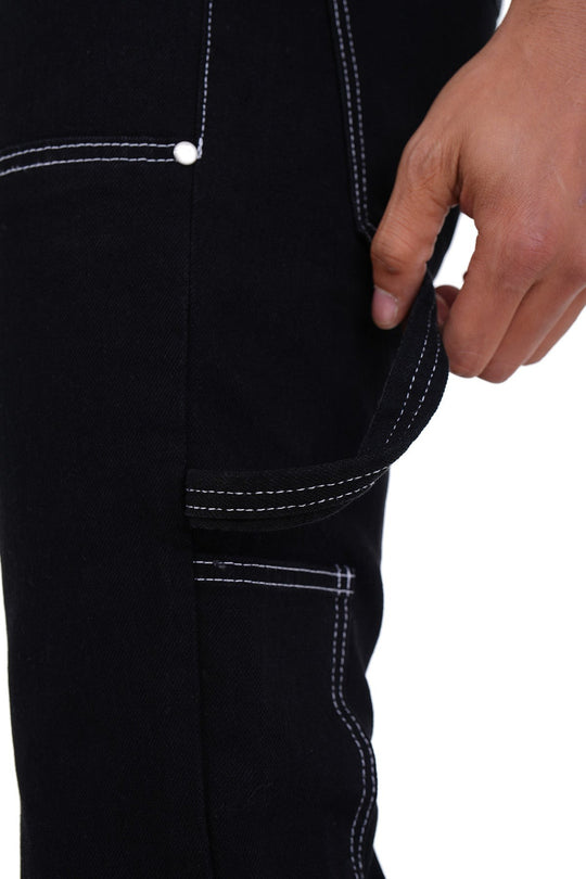 JEAN ZIPPED BLACK