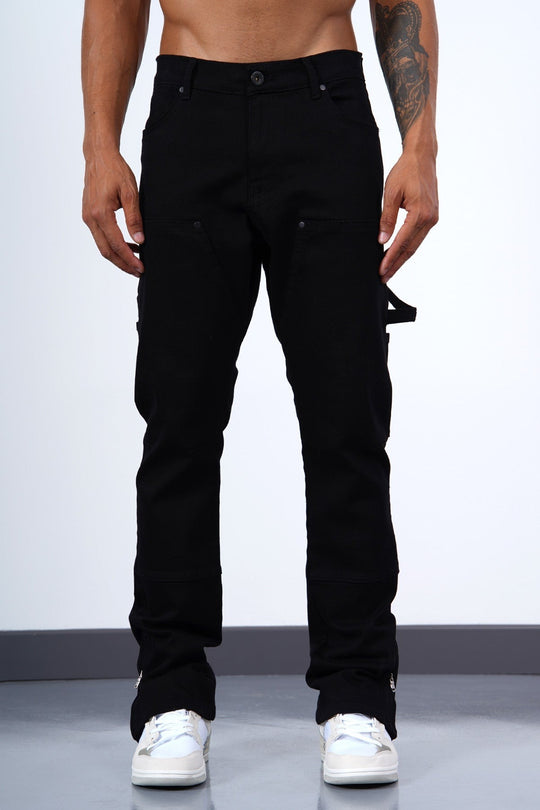 JEAN ZIPPED BLACK II