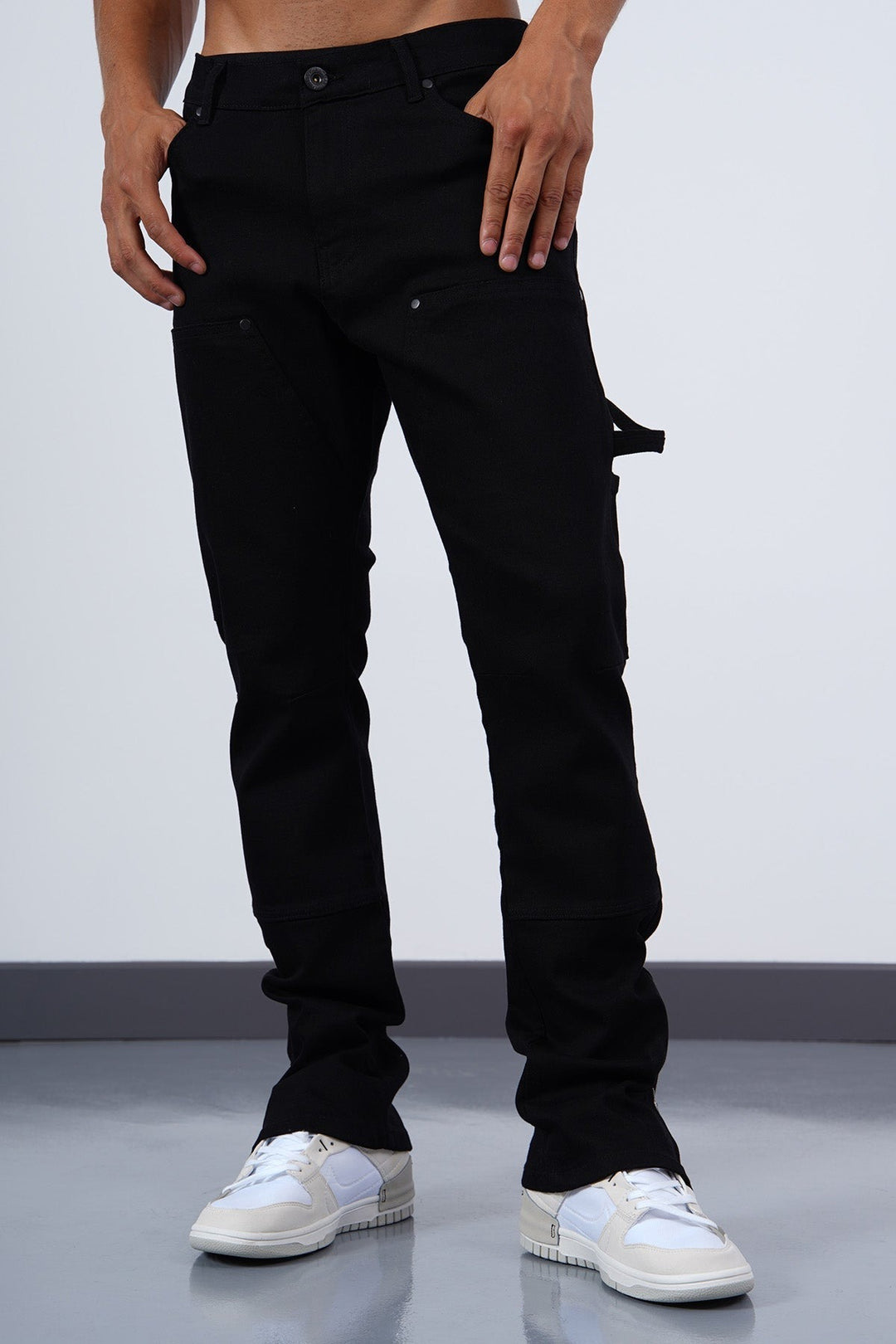 JEAN ZIPPED BLACK II