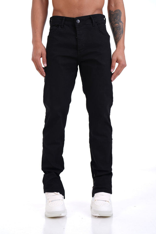 JEAN ZIPPED BLACK III